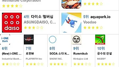 [6월 28일 어플순위]앱스토어 플레이스토어 앱 순위와 분석