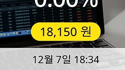 한세실업 7일 18,150원 마감