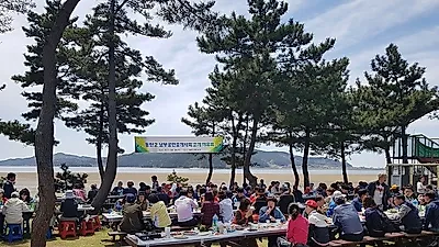 태안 안면도 워크샵 펜션 당일 야유회  '에벤에셀펜션' 풍성한 해산물 패키지 제공