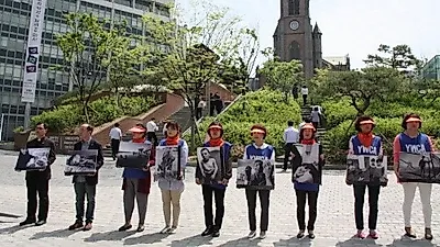 한국YWCA '죽음의 땅, 체르노빌 재앙 잊지 말자'..탈핵캠페인