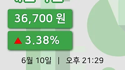 국내주식마감대한약품 10일 36,700원 장 마쳐그래프종합