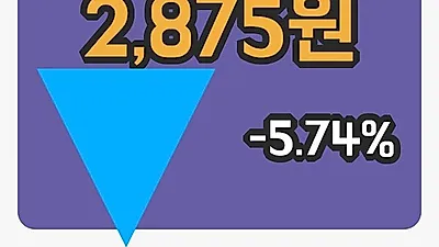 국내주식마감디케이디앤아이 18일 2,875원 마감그래프복습 및 분석