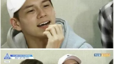 프듀2 '옹성우 모자' 눈길가는 울프엔더 볼캡