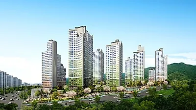 대전 동구 '산내 이안' 아파트 홍보관 개소