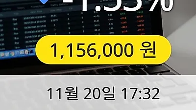 LG생활건강 20일 1,156,000원 마감보고