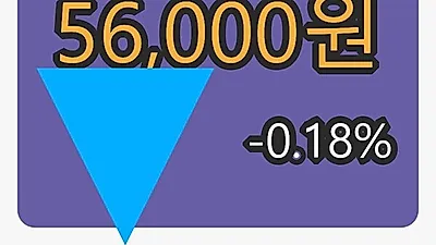 신영증권마감가 56,000원,
