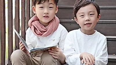 아동패션화보촬영에 나선 키아나엔터테인먼트의 어린이배우 '임제혁, 피정휼'