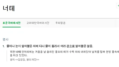 '여러 겹으로 얼어붙은 얼음' 갑작스럽게 실시간 등장한 이유는?...리브메이트 오늘의 퀴즈 화제
