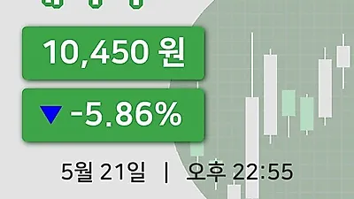 주식마감에이텍 21일 10,450원 장 마쳐...