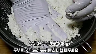 녹두전 같은 두부전, 돼지고기·숙주·고사리 넣어 부치는 법