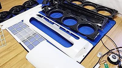에어컨청소업체 한스클린. “완전분해청소로 무더위걱정 뚝”