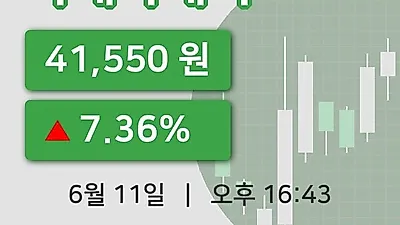 주식마감아세아제지 11일 41,550원 마감그래프종합정리