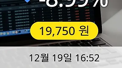 리켐 19일 19,750원 장종료