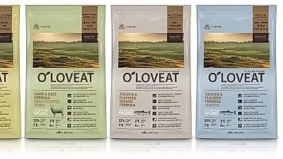 사조동아원, 영양가 높은 유기농 펫푸드 '오'러브잇(O'LOVEAT) 5종 출시