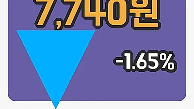 주식마감동국제강 11일 7,740원 장종료...