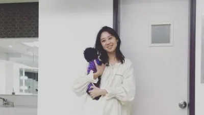 공효진, 반려견 미미와 '질투의화신' 촬영장서 찰칵