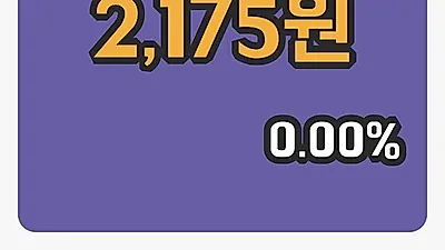 주식마감정산애강 28일 2,175원 마감