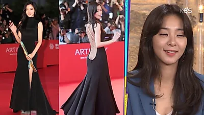 강한나 쎈 언니 아니고 귀엽 이상형 전신메뚜기? 강한나 망언 오해→드레스 노출·나이 화제…