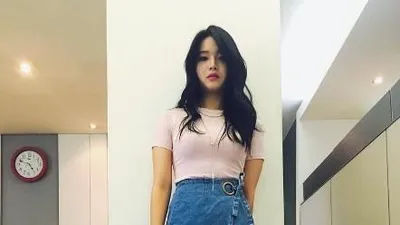 지헤라, 아슬아슬 앞트임 치마 자태 '바비인형인 줄..'