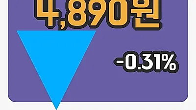 국내주식마감흥국화재 17일 4,890원 마감...
