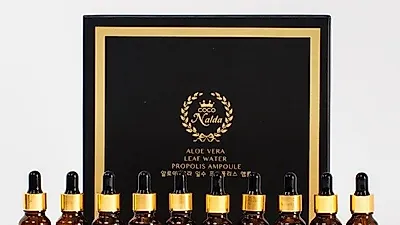 코코날다 탄력앰플, 프로폴리스에 피부톤개선 위한 미백기능성 주름개선화장품 성분 함유