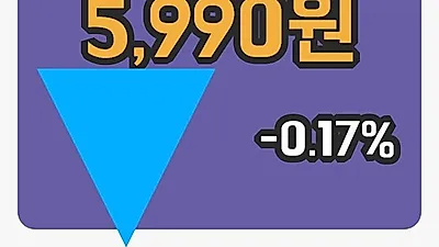 국내주식마감삼보산업 18일 5,990원 마감그래프종합정리