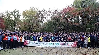 대전서, '한밭수목원서 시민과 시장의 아침동행' 행사 개최