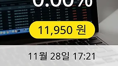 금호산업 28일 11,950원 마감보고