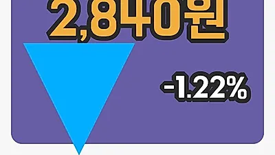 국내주식마감엘브이엠씨홀딩스 28일 2,840원 장종료
