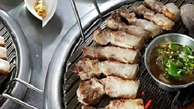 제주도 서귀포시 중문 흑돼지 맛집 '돈가득', 복분자 흑돼지의 쫄깃한 식감 전달해