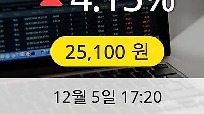 대상 5일 25,100원 장종보고