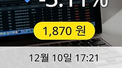 동양물산 10일 1,870원 마감보고