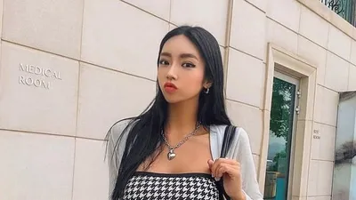 흑발변신 모델 허애선, 새로운 매력