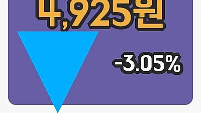 국내주식마감DSR제강 27일 4,925원 마감...