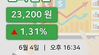 국내주식마감신화실업 4일 23,200원 장종료그래프정리