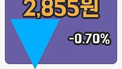 국내주식마감골든브릿지증권 1일 2,855원 장 마쳐