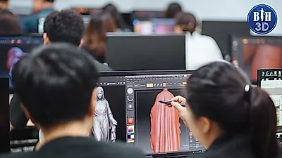 BH3D조형학원, 국민내일배움카드 활용 3D프린터 피규어 스타트업 창업&취업 정규반 모집