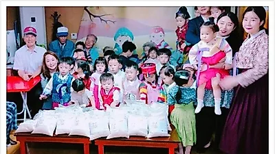 '이루리어린이집' 추석맞이 사랑의 쌀 전달