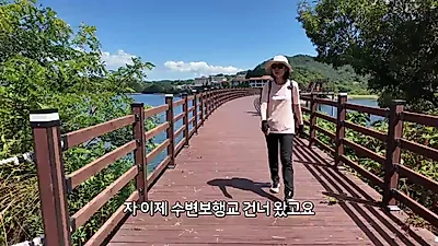 나주호 스카이워크 개통, 110억 투입해 호수 위 걷는 공중 데크길 조성