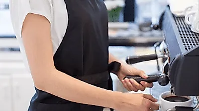 카페창업 및 취업 관련 커피바리스타 자격증 무료수강 이벤트 조명