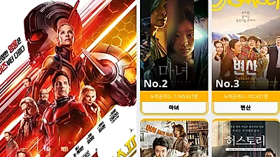 [영화 순위] 현재상영영화 관객수 1위 '앤트맨과 와스프' 쿠키 영상 화제... 몇 개길래?