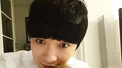 김재덕, 반려견 근황 공개 '닮은꼴 투샷'