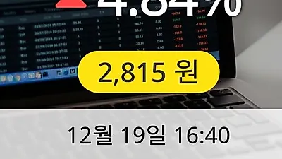 파루 19일 2,815원 마감보고