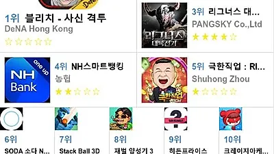[4월 12일 어플순위]가장 많이 다운받은 플레이스토어 앱은?