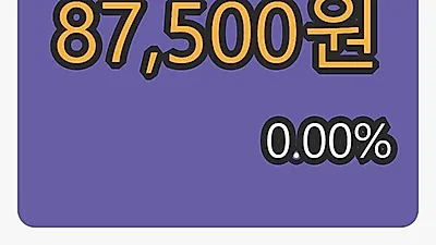 2일 SPC삼립마감가 87,500원, 0.00퍼센트 변동..