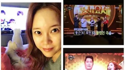백지영 반려견, TV에 푹 빠져서 헤어나오지 못하는 중