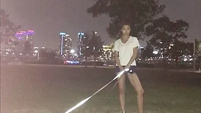 루나, 반려견과 오붓한 시간 "아가들과 오늘도 운동"