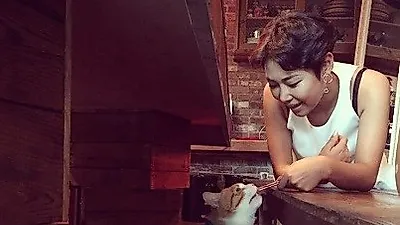 치타, 아늑한 분위기 속 고양이와 '다정다감'