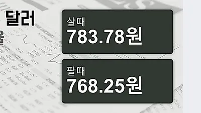 19일 뉴질랜드 달러 살때 783.78원, 팔때 768.25원 ▼-0.18%감소