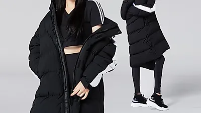 훼르자롱패딩x구구단 미나의 만남, 패피들의 주목 이끌어